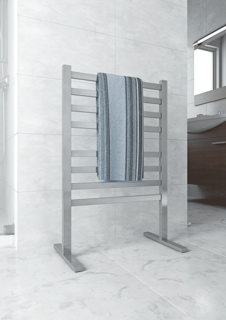 Thermorail Heated Towel Rail | Electric Towel Warmer | Towel rail in bathroom | FS55E | towel rail Australia | Free Standing Heated Towel Rail