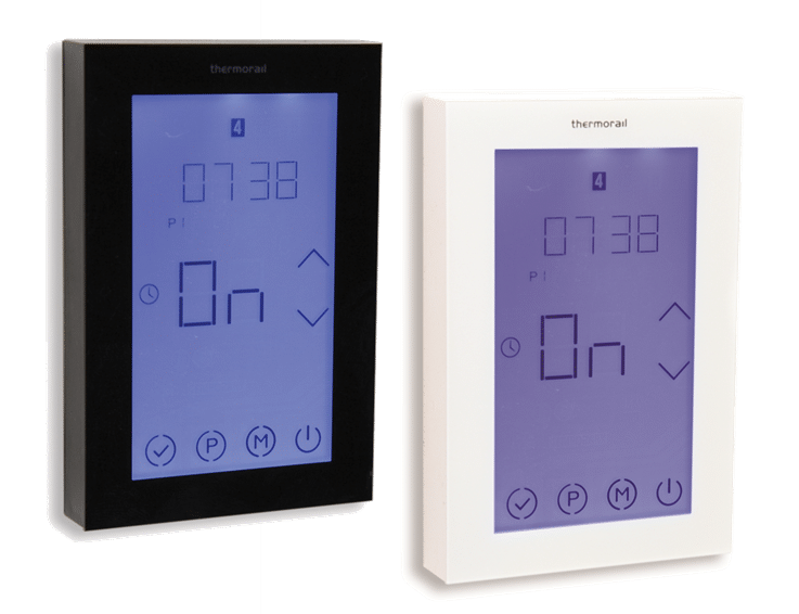 Thermorail TRTS/TRTSB 7day programmable heated towel rail timer