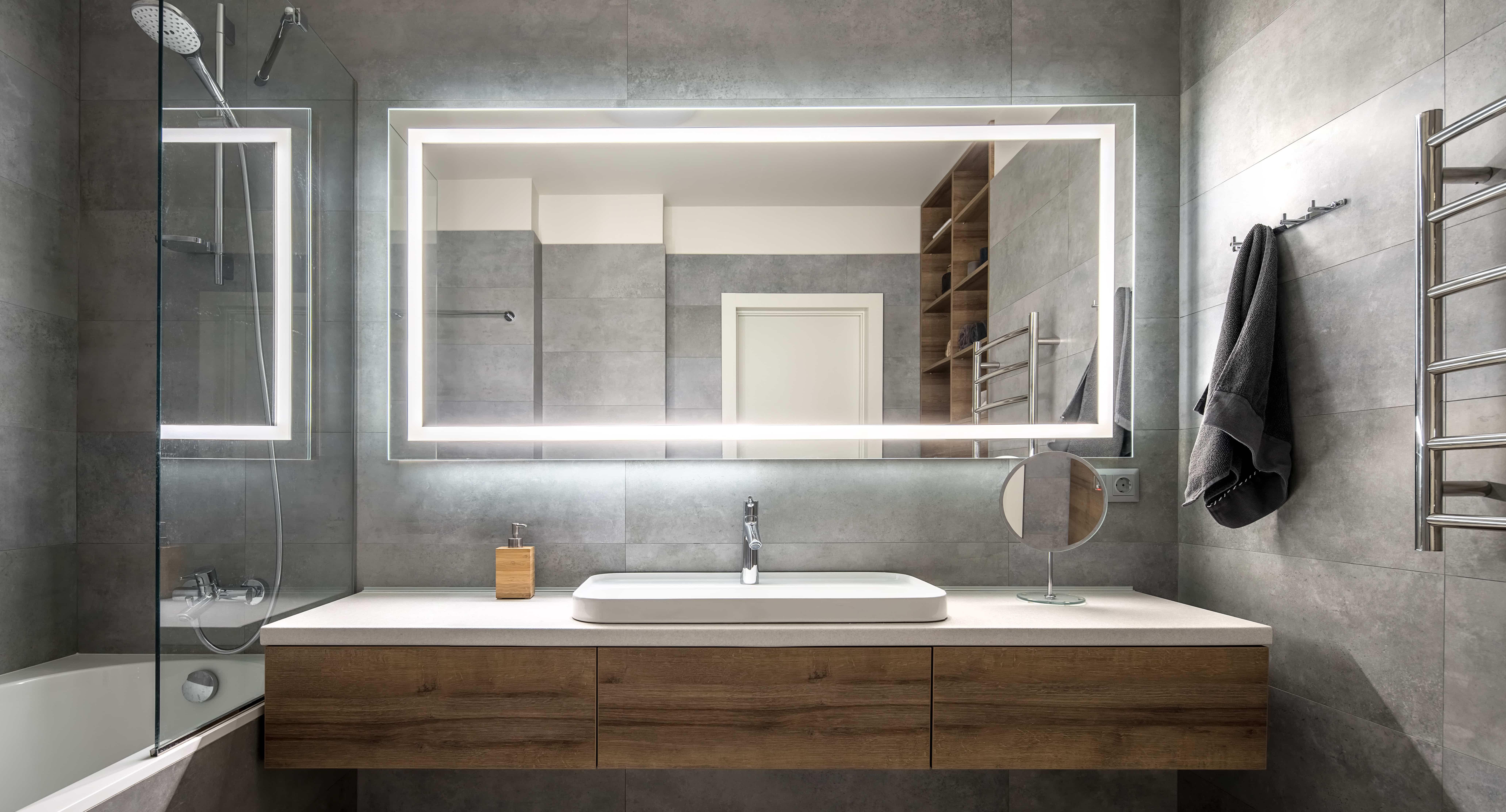 Why add a Backlit Mirror to your bathroom