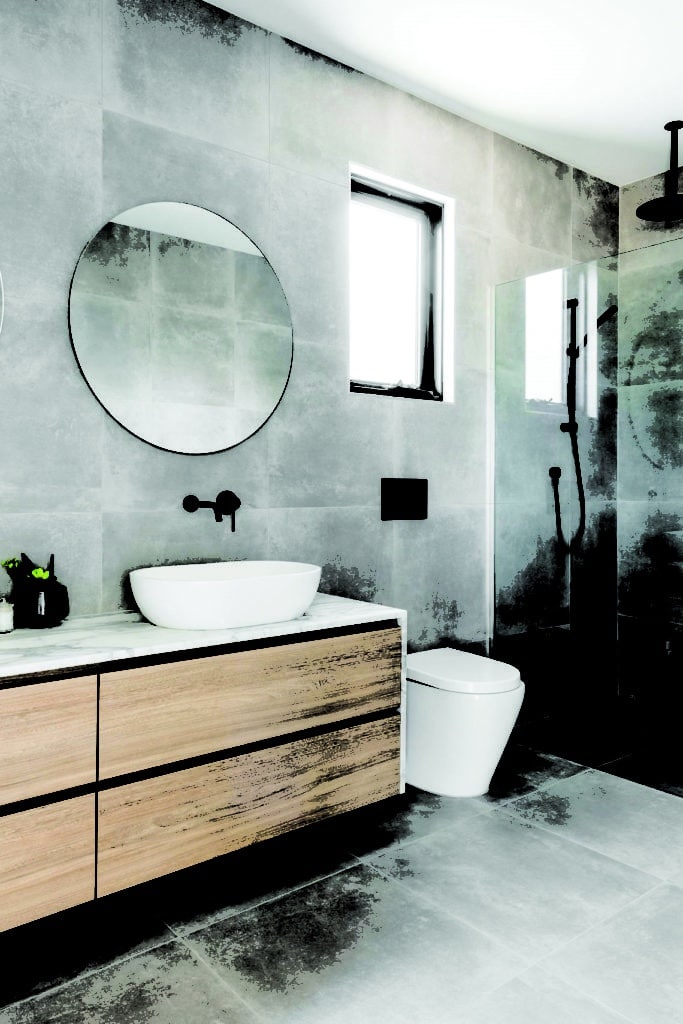 Ablaze Mirror | Round Bathroom Mirror | Bathroom Mirror Australia | mirror defogger | RTYL60