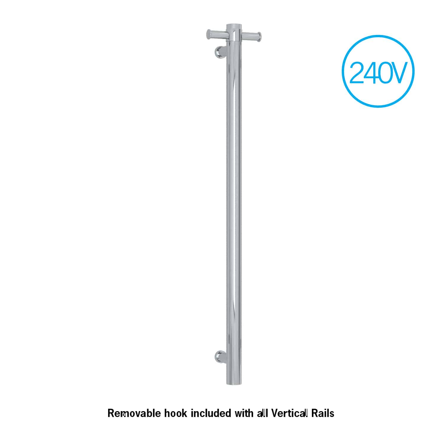 VSH900H 240V Vertical Heated Towel Rail